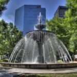 Fountain in Hamilton Ontario